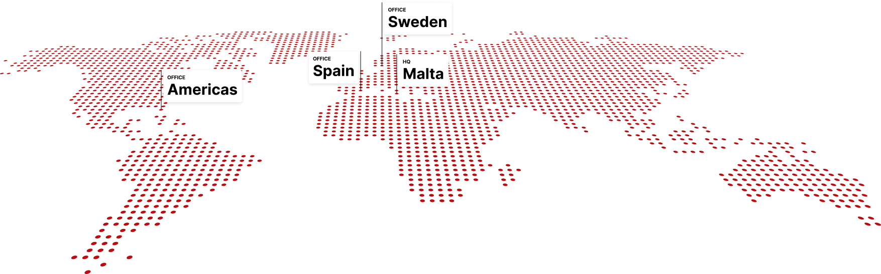 map of our offices