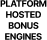 Platform hosted bonus engines